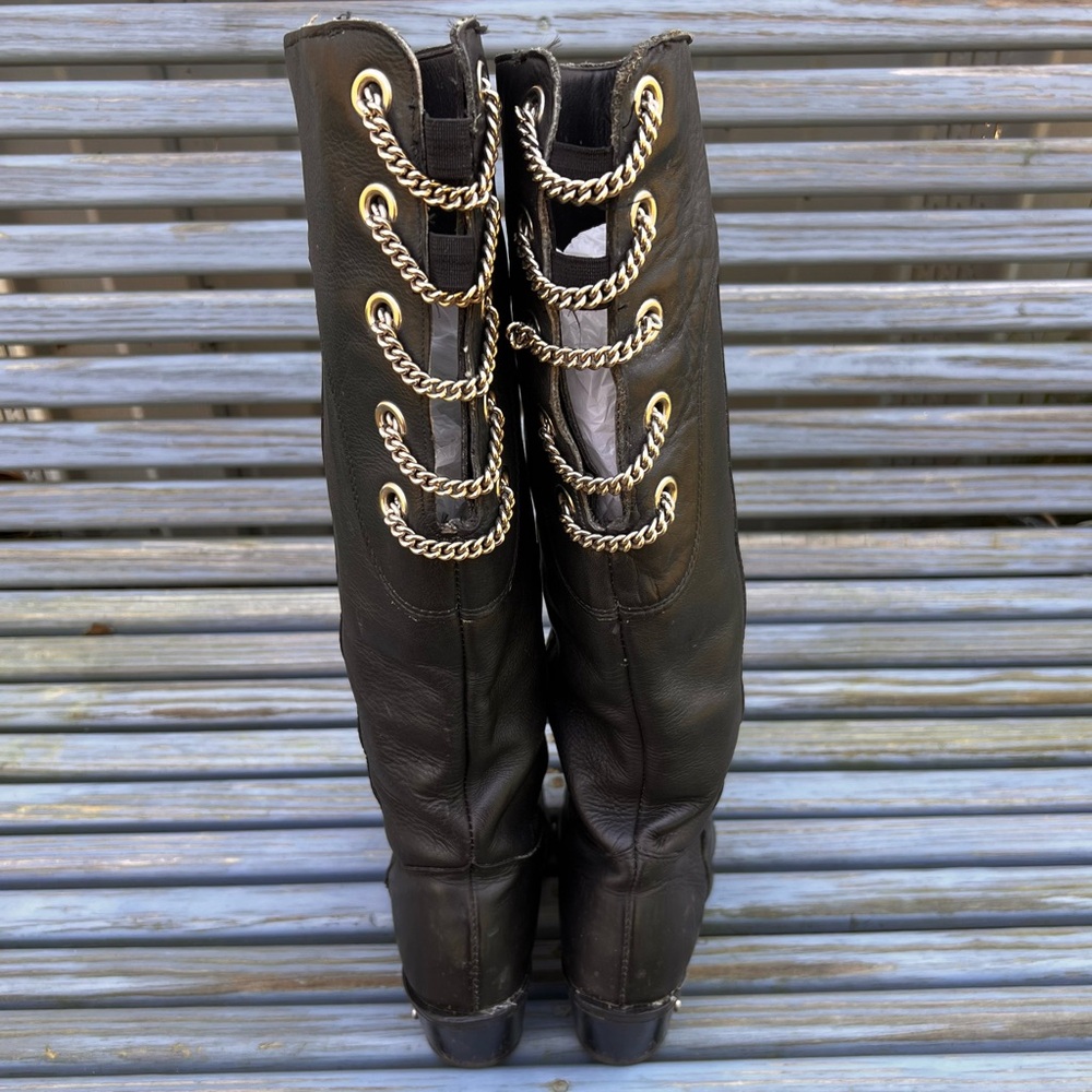 Vintage Harley Davidson Western Style Heeled Boots - Picture 7 of 11